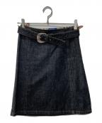 BURBERRY BLUE LABELバーバリー ブルー レーベル）の古着「デニムスカート」｜インディゴ