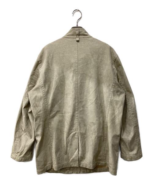 allegri（アレグリ）allegri (アレグリ) フェイクスウェードジャケット グレー サイズ:Lの古着・服飾アイテム