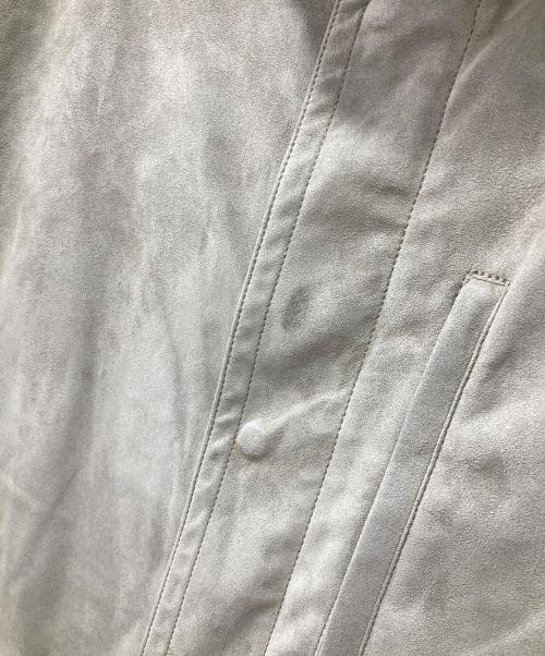 allegri（アレグリ）allegri (アレグリ) フェイクスウェードジャケット グレー サイズ:Lの古着・服飾アイテム
