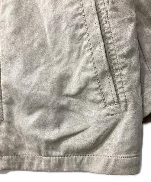 allegri（アレグリ）allegri (アレグリ) フェイクスウェードジャケット グレー サイズ:Lの古着・服飾アイテム