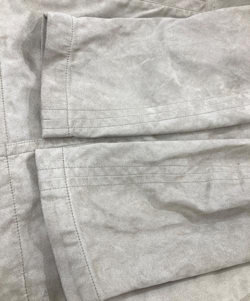 allegri（アレグリ）allegri (アレグリ) フェイクスウェードジャケット グレー サイズ:Lの古着・服飾アイテム