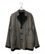 ISSEY MIYAKE MENイッセイミヤケメン）の古着「リネンリバーシブルジャケット」｜グレー