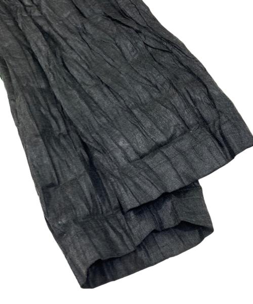 ISSEY MIYAKE（イッセイミヤケ）ISSEY MIYAKE (イッセイミヤケ) プリーツジャケット/バンドカラージャケット ブラック サイズ:-の古着・服飾アイテム