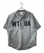 WTAPSダブルタップス）の古着「LEAGUE SS SHIRT/リーグベースボールシャツ」｜グレー