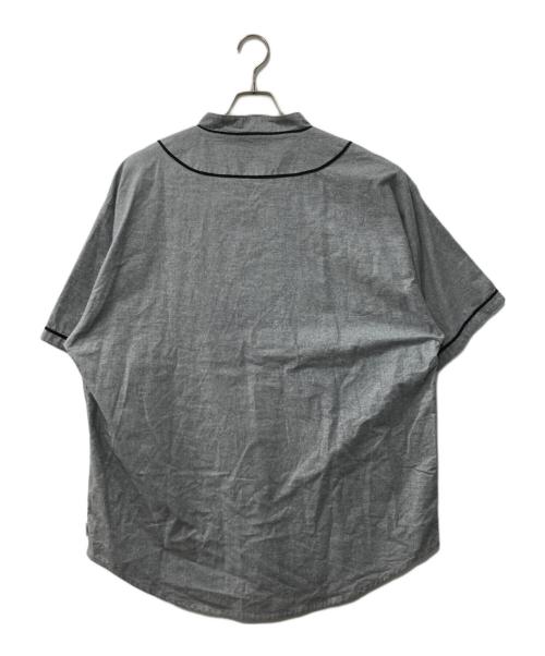 WTAPS（ダブルタップス）WTAPS (ダブルタップス) LEAGUE SS SHIRT/リーグベースボールシャツ グレー サイズ:Sの古着・服飾アイテム