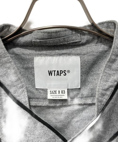 WTAPS（ダブルタップス）WTAPS (ダブルタップス) LEAGUE SS SHIRT/リーグベースボールシャツ グレー サイズ:Sの古着・服飾アイテム