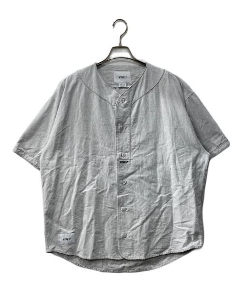 WTAPS（ダブルタップス）WTAPS (ダブルタップス) LEAGUE SS/リーグベースボールシャツ グレー サイズ:3の古着・服飾アイテム