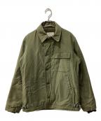 U'S NAVYユーエスネイビー）の古着「80s/USN 海軍 A-2 デッキ ジャケット」｜オリーブ