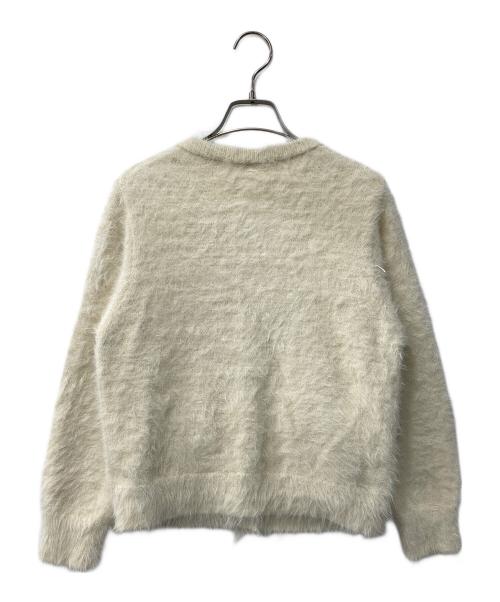 MARMARMAR（マーマーマー）MARMARMAR (マーマーマー) シャギーニットカーディガン/shaggy knit cardigan ベージュ サイズ:表記なしの古着・服飾アイテム