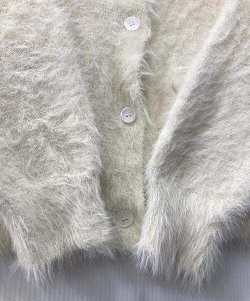 MARMARMAR（マーマーマー）MARMARMAR (マーマーマー) シャギーニットカーディガン/shaggy knit cardigan ベージュ サイズ:表記なしの古着・服飾アイテム