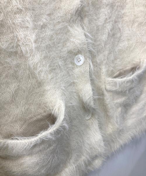 MARMARMAR（マーマーマー）MARMARMAR (マーマーマー) シャギーニットカーディガン/shaggy knit cardigan ベージュ サイズ:表記なしの古着・服飾アイテム
