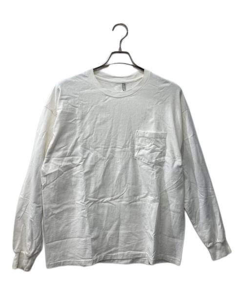 KAPTAIN SUNSHINE（キャプテンサンシャイン）KAPTAIN SUNSHINE (キャプテンサンシャイン) West Coast T-SHIRTS ホワイト サイズ:38の古着・服飾アイテム