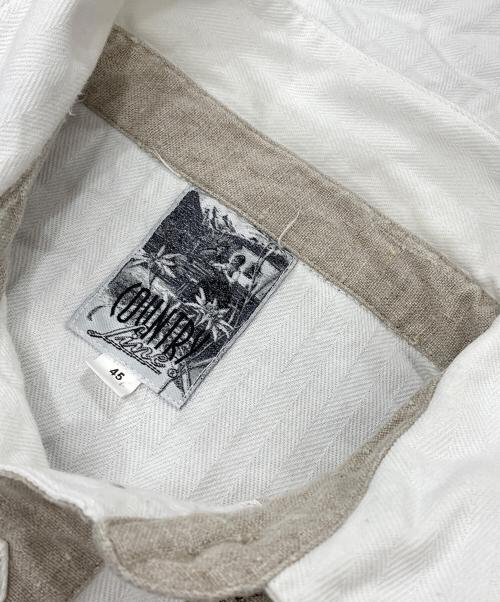 COUNTRY LINE（カントリー・ライン）COUNTRY LINE (カントリー・ライン) チロリアンシャツ ホワイト サイズ:45の古着・服飾アイテム