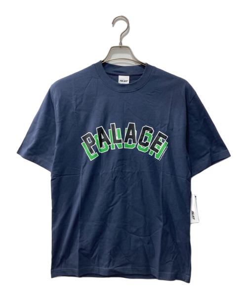 PALACE（パレス）PALACE (パレス) LONDON STACK T-SHIRT ネイビー サイズ:Mの古着・服飾アイテム