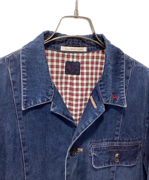 PAPAS（パパス）PAPAS (パパス) デニムカバーオール インディゴ サイズ:Mの古着・服飾アイテム