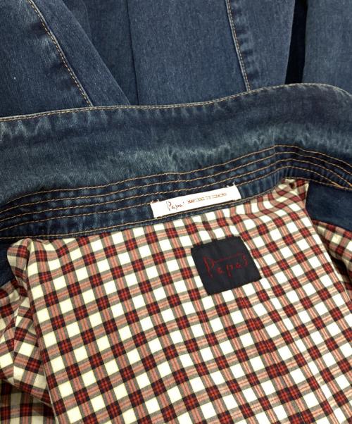 PAPAS（パパス）PAPAS (パパス) デニムカバーオール インディゴ サイズ:Mの古着・服飾アイテム