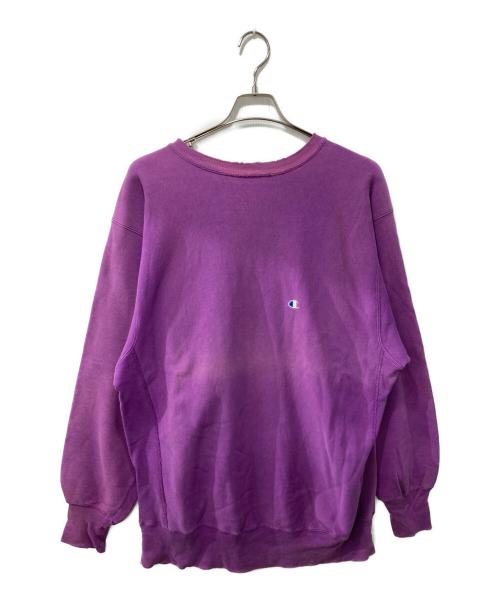 Champion REVERSE WEAVE（チャンピオン リバース ウィーブ）Champion REVERSE WEAVE (チャンピオン リバース ウィーブ) 80-90s/裏起毛スウェット パープル サイズ:XXLの古着・服飾アイテム