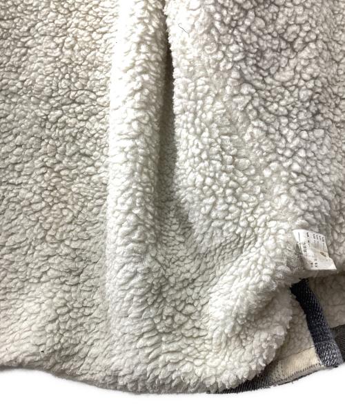 BAYLEAF（ベイリーフ）BAYLEAF (ベイリーフ) オンブレチェック裏ボアジャケット ブラック×ベージュ サイズ:XLの古着・服飾アイテム