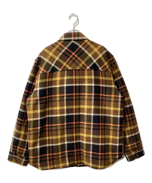 COACH（コーチ）COACH (コーチ) フラッドシェルパラインドシャツジャケット ブラウン サイズ:XLの古着・服飾アイテム