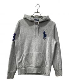 POLO RALPH LAUREN（ポロ・ラルフローレン）の古着「ビッグポニー刺繍パーカー」｜グレー