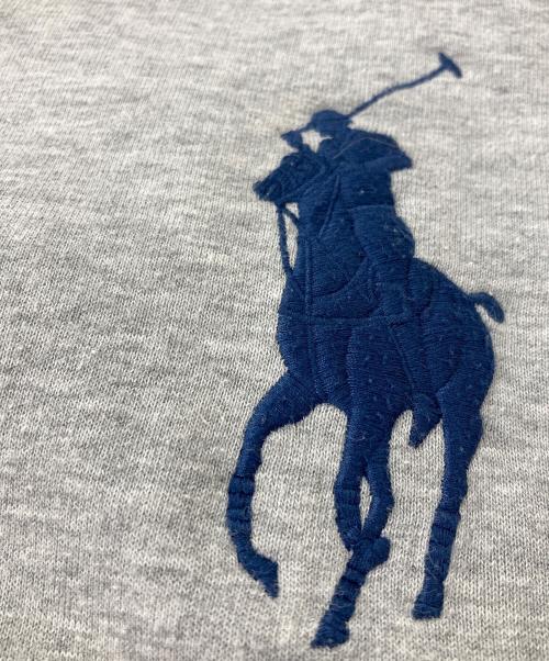 POLO RALPH LAUREN（ポロ・ラルフローレン）POLO RALPH LAUREN (ポロ・ラルフローレン) ビッグポニー刺繍パーカー グレー サイズ:Mの古着・服飾アイテム