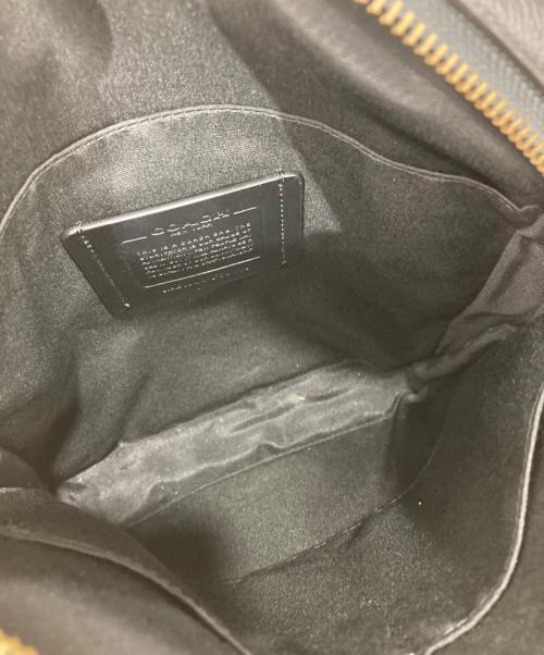 COACH（コーチ）COACH (コーチ) スムース レザー ヒューストン フライト バッグ/ショルダーバッグ ブラックの古着・服飾アイテム