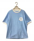 Denim Tearsデニムティアーズ）の古着「ロゴ半袖tシャツ」｜ブルー