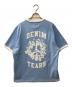Denim Tears (デニムティアーズ) ロゴ半袖tシャツ ブルー サイズ:L 未使用品：16000円