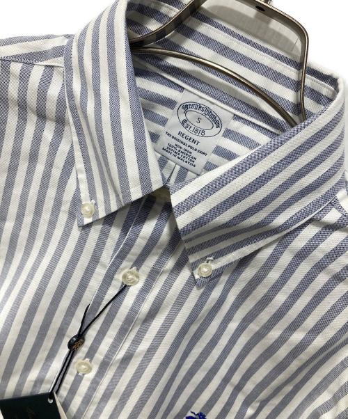 BROOKS BROTHERS（ブルックスブラザーズ）BROOKS BROTHERS (ブルックスブラザーズ) ストライプBDシャツ ブルー×ホワイト サイズ:Sの古着・服飾アイテム