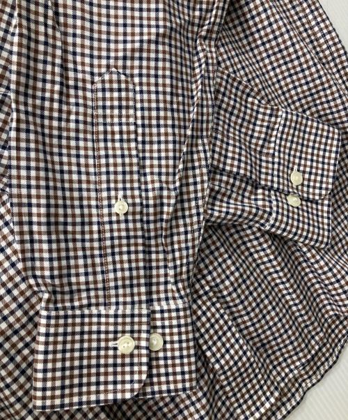 BROOKS BROTHERS（ブルックスブラザーズ）BROOKS BROTHERS (ブルックスブラザーズ) チェックBDシャツ ブラウン サイズ:Sの古着・服飾アイテム