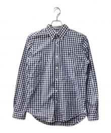 RALPH LAUREN（ラルフローレン）の古着「チェックBDシャツ」｜ネイビー
