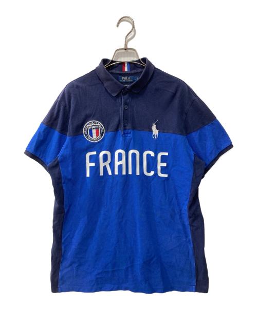 POLO RALPH LAUREN（ポロ・ラルフローレン）POLO RALPH LAUREN (ポロ・ラルフローレン) ポロシャツ ネイビー サイズ:Lの古着・服飾アイテム