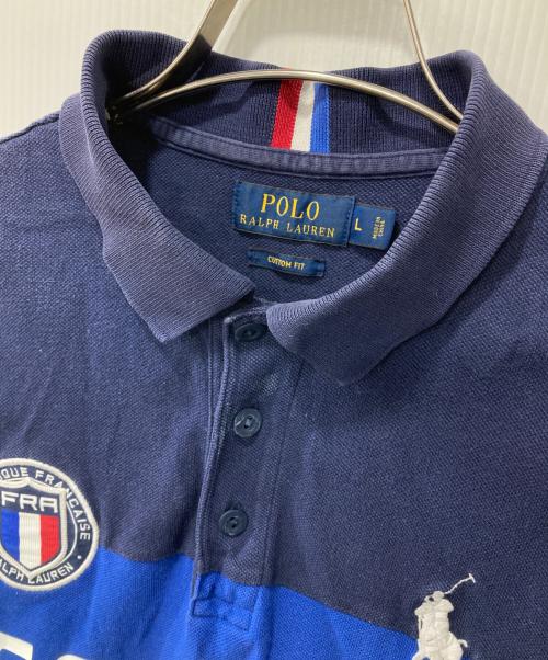 POLO RALPH LAUREN（ポロ・ラルフローレン）POLO RALPH LAUREN (ポロ・ラルフローレン) ポロシャツ ネイビー サイズ:Lの古着・服飾アイテム