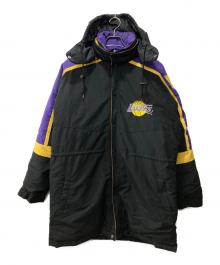 STARTER（スターター）の古着「90s/LAKERS/レイカーズ/ダウンジャケット」｜パープル