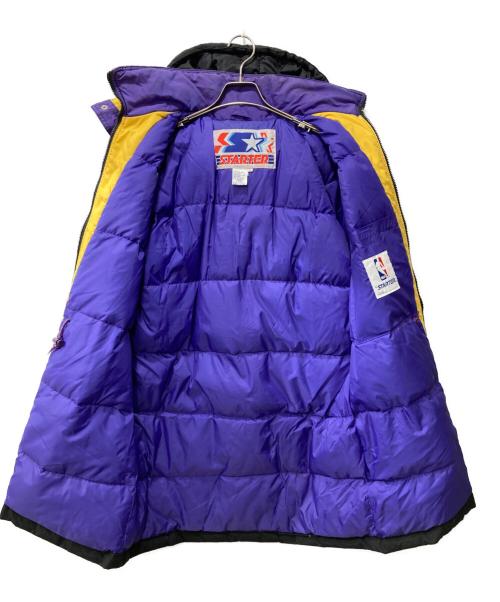 STARTER（スターター）STARTER (スターター) 90s/LAKERS/レイカーズ/ダウンジャケット パープル サイズ:Lの古着・服飾アイテム