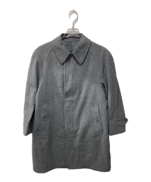 Burberry's（バーバリーズ）Burberry's (バーバリーズ) ウールステンカラーコート グレー サイズ:RSの古着・服飾アイテム
