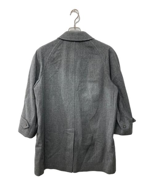 Burberry's（バーバリーズ）Burberry's (バーバリーズ) ウールステンカラーコート グレー サイズ:RSの古着・服飾アイテム