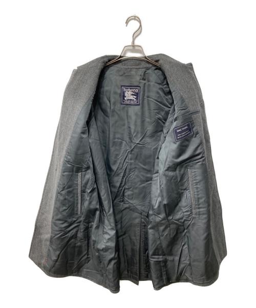 Burberry's（バーバリーズ）Burberry's (バーバリーズ) ウールステンカラーコート グレー サイズ:RSの古着・服飾アイテム
