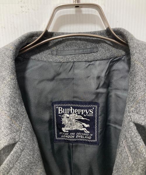 Burberry's（バーバリーズ）Burberry's (バーバリーズ) ウールステンカラーコート グレー サイズ:RSの古着・服飾アイテム