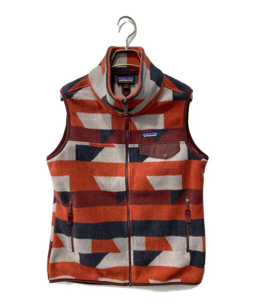 Patagonia（パタゴニア）Patagonia (パタゴニア) W's Synchilla Snap-T Vest /シンチラ スナップT フリース ベスト ブラウン サイズ:Sの古着・服飾アイテム