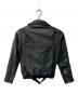 BEAUTY&YOUTH (ビューティーアンドユース) レザーライダースジャケット ブラック サイズ:S：4000円