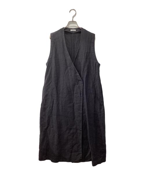 fog linen work（フォグリネンワーク）fog linen work (フォグリネンワーク) リネンワンピース グレー サイズ:表記なしの古着・服飾アイテム