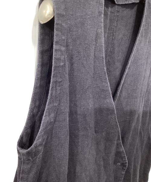 fog linen work（フォグリネンワーク）fog linen work (フォグリネンワーク) リネンワンピース グレー サイズ:表記なしの古着・服飾アイテム