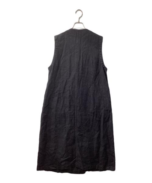 fog linen work（フォグリネンワーク）fog linen work (フォグリネンワーク) リネンワンピース グレー サイズ:表記なしの古着・服飾アイテム