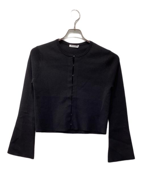 BEAUTY&YOUTH UNITED ARROWS（ビューティーアンドユースユナイテッドアローズ）BEAUTY&YOUTH UNITED ARROWS (ビューティーアンドユースユナイテッドアローズ) クロップド ホック カーディガン ブラック サイズ:表記なしの古着・服飾アイテム