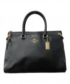 COACHコーチ）の古着「ハンドバッグ」｜ブラック