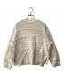 yuni (ユニ) 5G jacquard large プルオーバー ベージュ サイズ:FREE：5000円