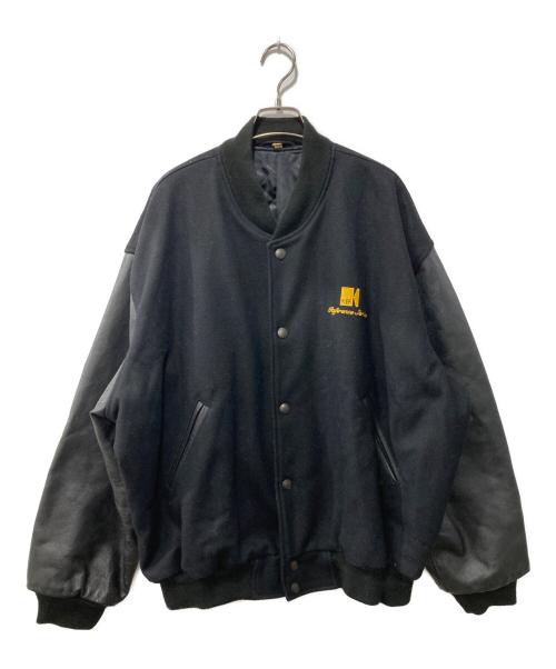 sharps corporate wear（シャープス・コーポレート・ウェア）sharps corporate wear (シャープス・コーポレート・ウェア) USED (ユーズド) 90s－00s/レザー切替スタジャン ブラック サイズ:XLの古着・服飾アイテム