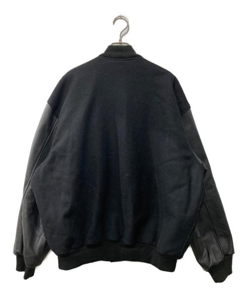 sharps corporate wear（シャープス・コーポレート・ウェア）sharps corporate wear (シャープス・コーポレート・ウェア) USED (ユーズド) 90s－00s/レザー切替スタジャン ブラック サイズ:XLの古着・服飾アイテム