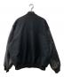 sharps corporate wear (シャープス・コーポレート・ウェア) USED (ユーズド) 90s－00s/レザー切替スタジャン ブラック サイズ:XL：12000円